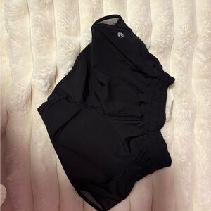 lululemon athletica Black Women's Athletic Shorts no liner liner has been cut